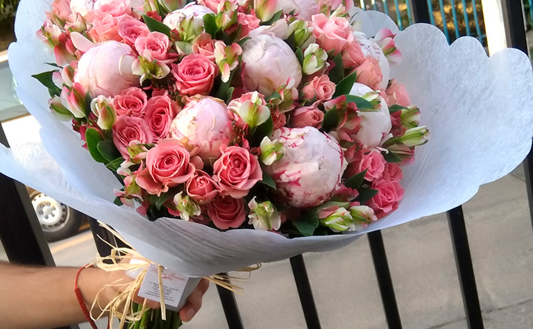 Bouquet Peonías 3